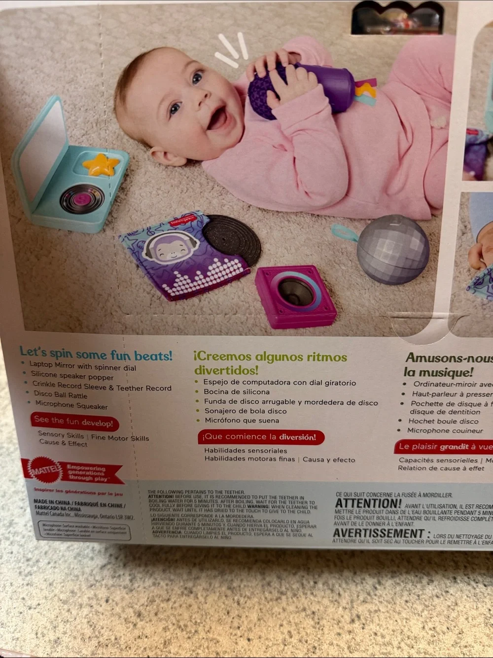 Fisher-Price DJ Play Set - Purple and Gray